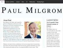 Tablet Screenshot of milgrom.net